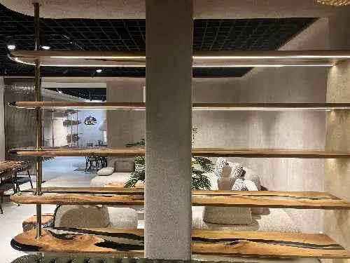 Epoxy Resin Shelves – Modern Room Divider