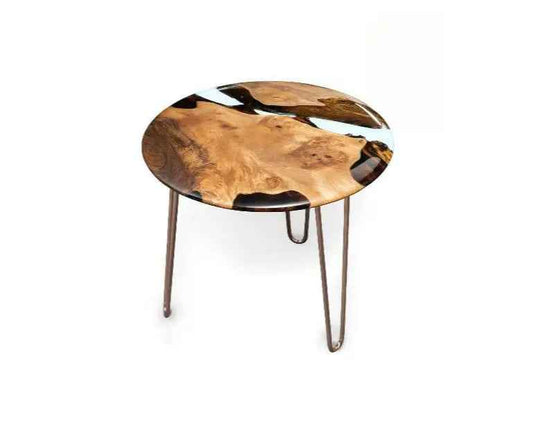 Round Side - End - Accent Table with rounded edge | Osso Collection