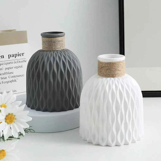 Vase - Decorative Ceramic White