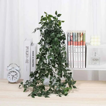 Artificial Hanging Vine Plant in Pot for Home Decor