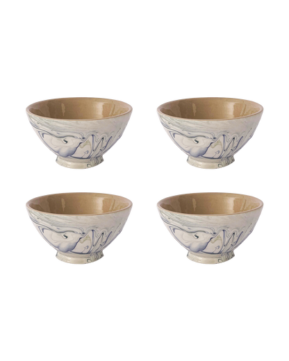Marbled Ocean Bowl - Set of 4