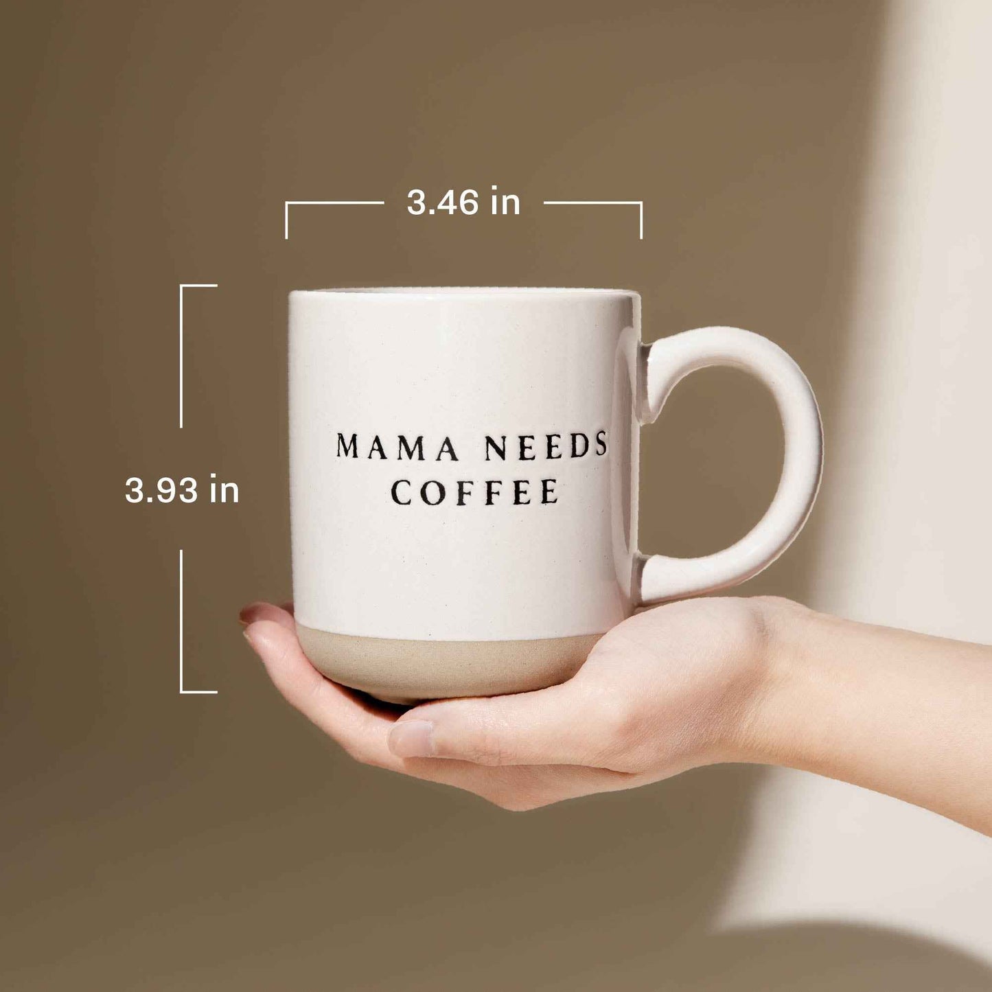 Dog Mom 14 oz Stoneware Coffee Mug