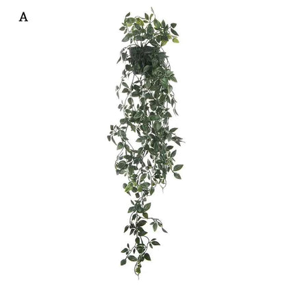 Artificial Hanging Vine Plant in Pot for Home Decor