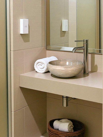 Bathroom Sink of Sahara Beige Marble - 16 inches Round - PoshaBella