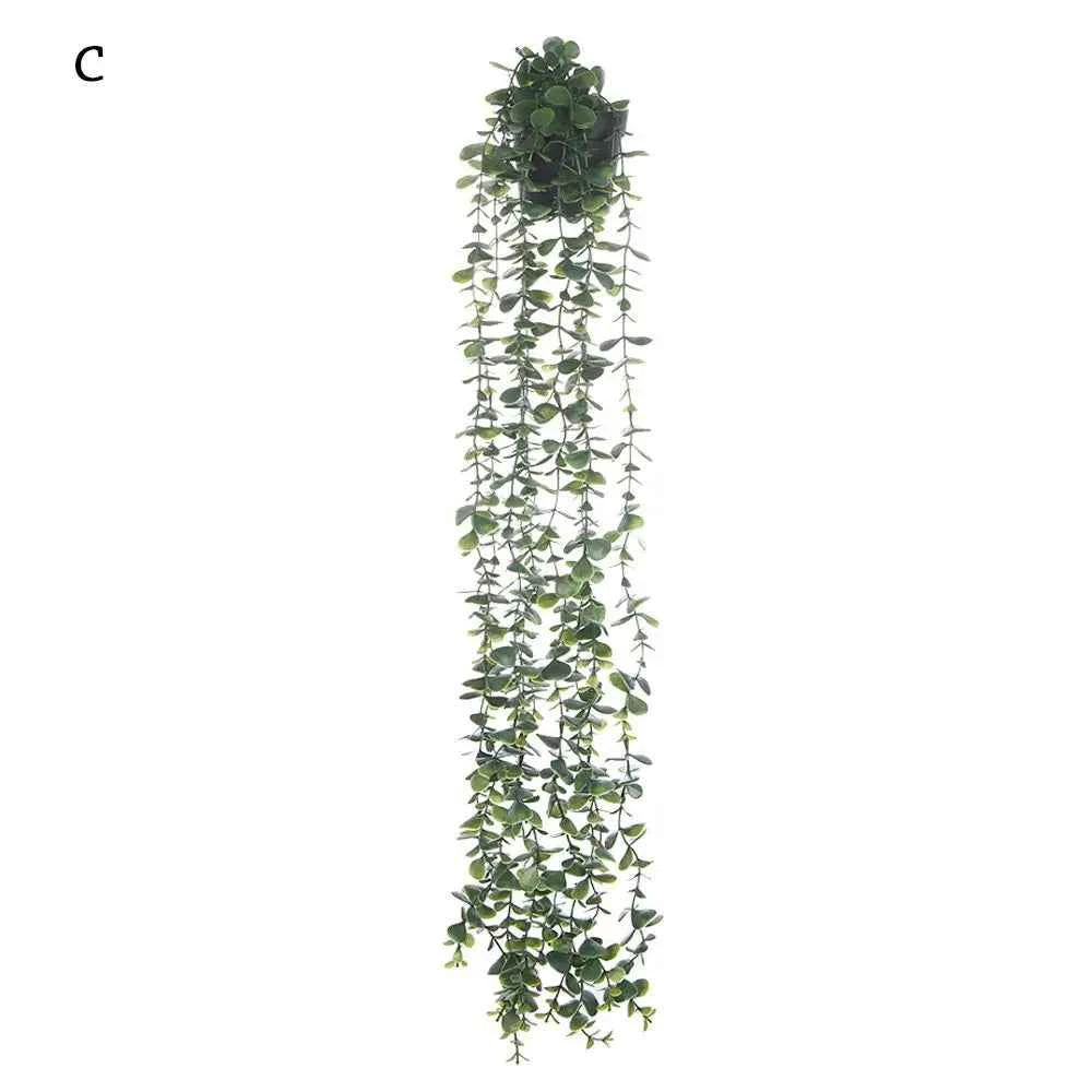 Artificial Hanging Vine Plant in Pot for Home Decor