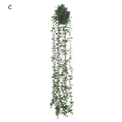 Artificial Hanging Vine Plant in Pot for Home Decor