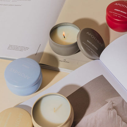 Sea Salt Grapefruit Mini Candle Tin - PoshaBella