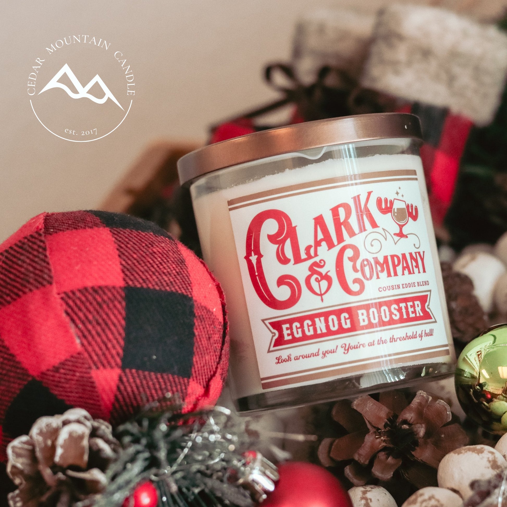 Griswold Clark & Company 9 oz Jar Soy Candle - Winter Scents - PoshaBella