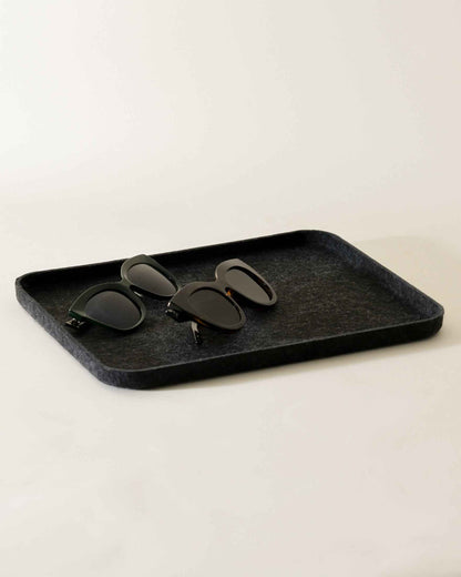 The Sculpted Bin - Wide with Lid | Set of 3