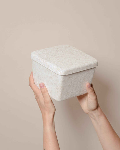 The Sculpted Bin - Petite with Lid | Set of 3