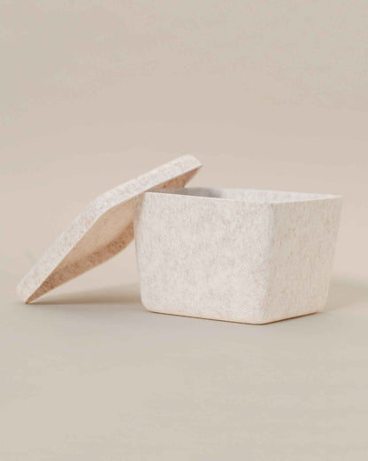 The Sculpted Bin - Petite with Lid