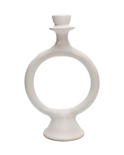 Moroccan Glazed Terracotta Candle Holder - PoshaBella