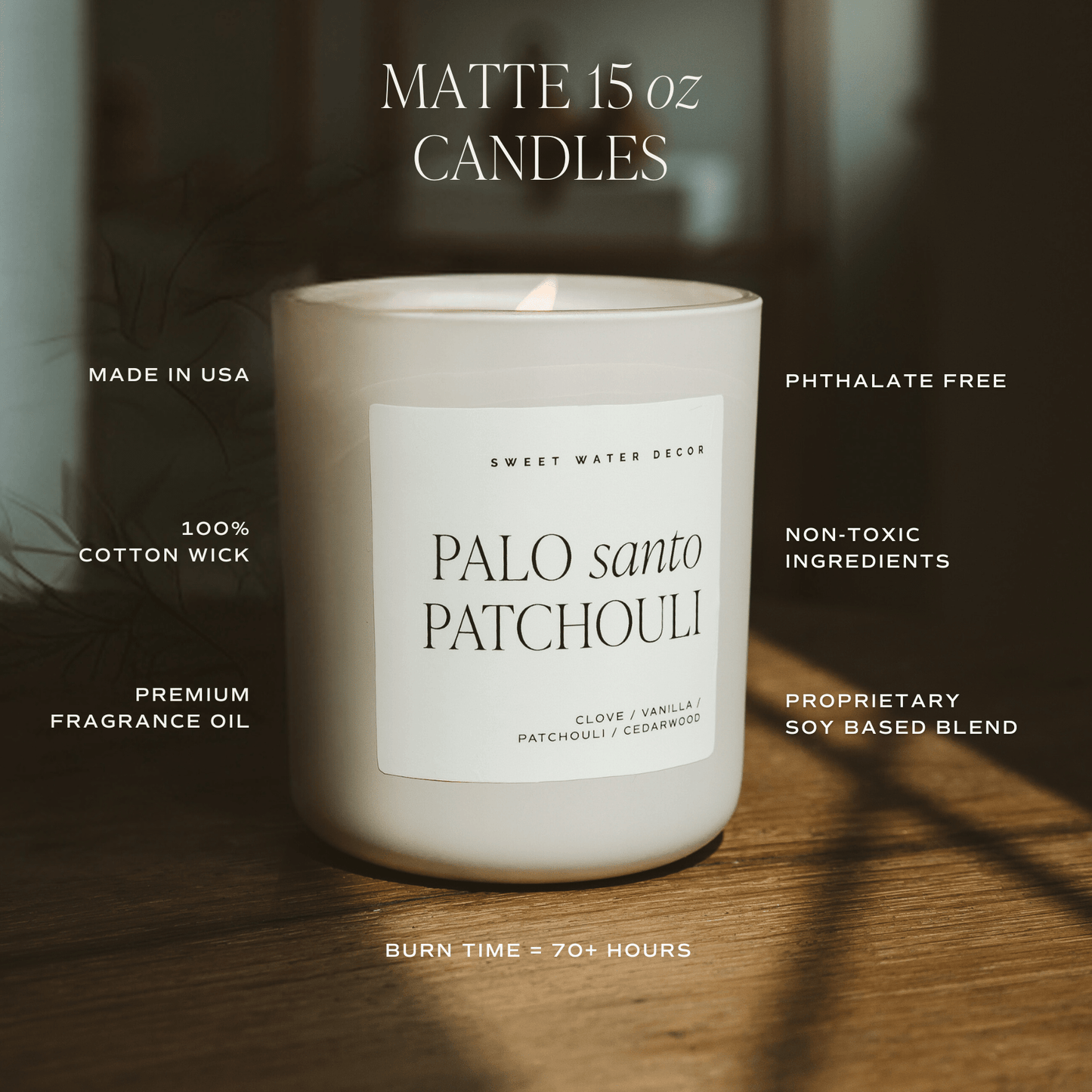 Land of the Free Home of the Brave Soy Candle - Red Matte Jar - 15 oz (Sunday Brunch)