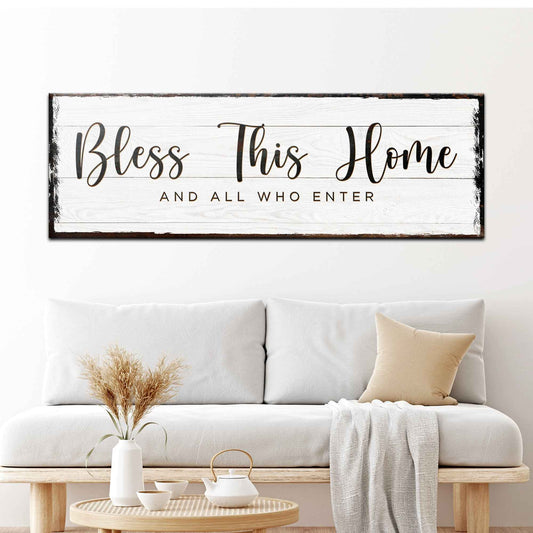 Bless This Home Sign