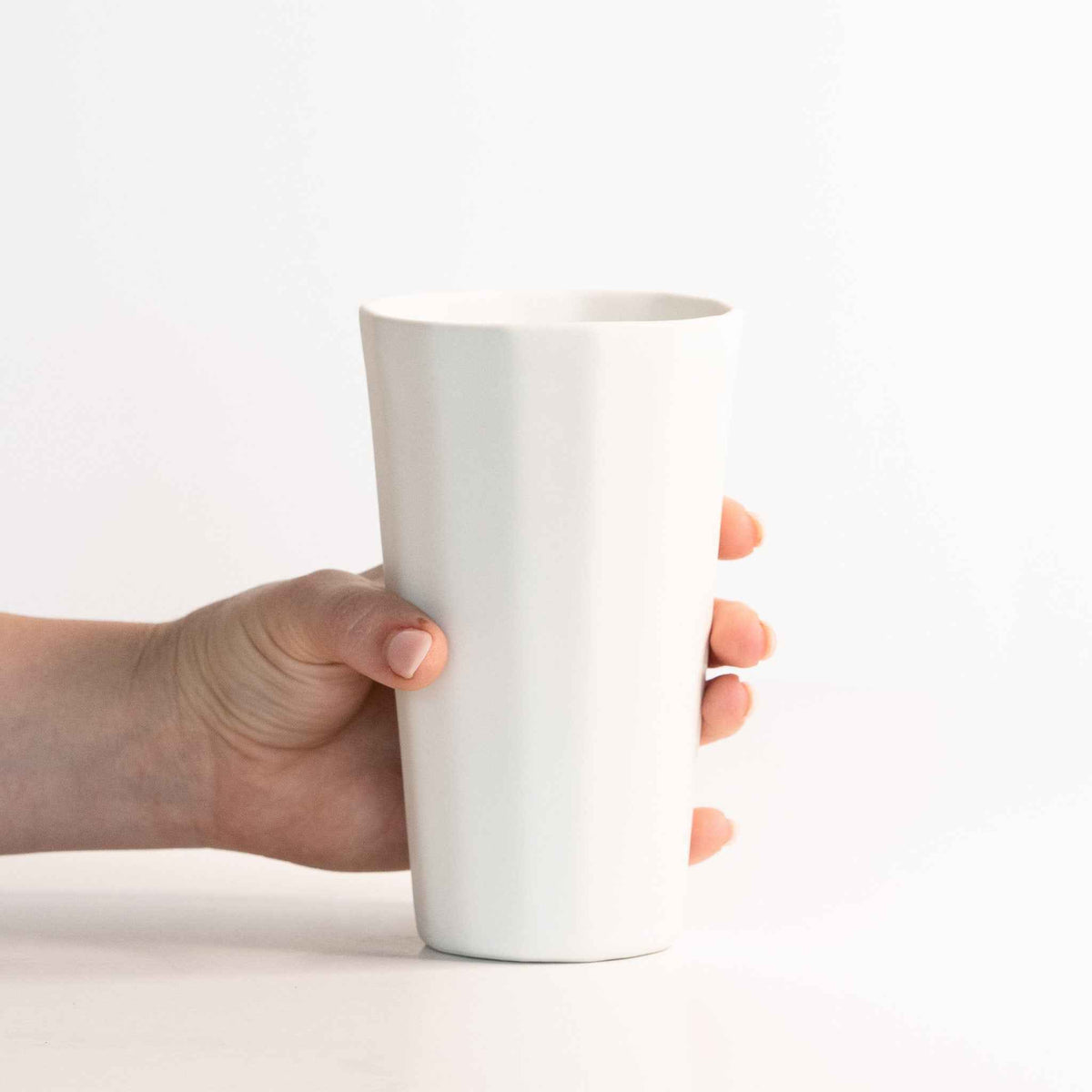 Handmade Porcelain Pint Cup