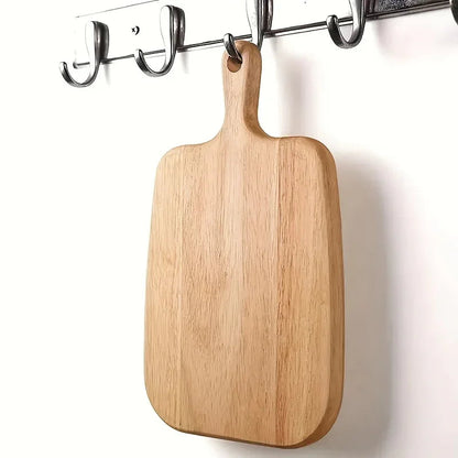 A Solid Wood Cutting Board Designed for Food Preparation, Suitable for Chopping Vegetables, Fruits, And Meats. This Kitchen Board Is Ideal for Cooking in Both Indoor And Outdoor Settings, Easy to Clean
