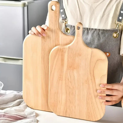 A Solid Wood Cutting Board Designed for Food Preparation, Suitable for Chopping Vegetables, Fruits, And Meats. This Kitchen Board Is Ideal for Cooking in Both Indoor And Outdoor Settings, Easy to Clean