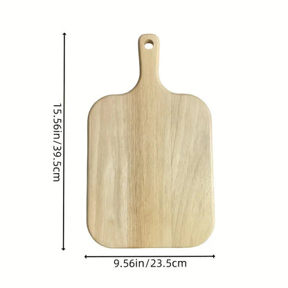 A Solid Wood Cutting Board Designed for Food Preparation, Suitable for Chopping Vegetables, Fruits, And Meats. This Kitchen Board Is Ideal for Cooking in Both Indoor And Outdoor Settings, Easy to Clean