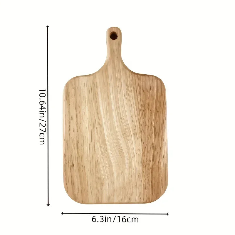 A Solid Wood Cutting Board Designed for Food Preparation, Suitable for Chopping Vegetables, Fruits, And Meats. This Kitchen Board Is Ideal for Cooking in Both Indoor And Outdoor Settings, Easy to Clean
