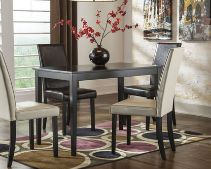 Kimonte - Rectangular Dining Room Table - Dark Brown