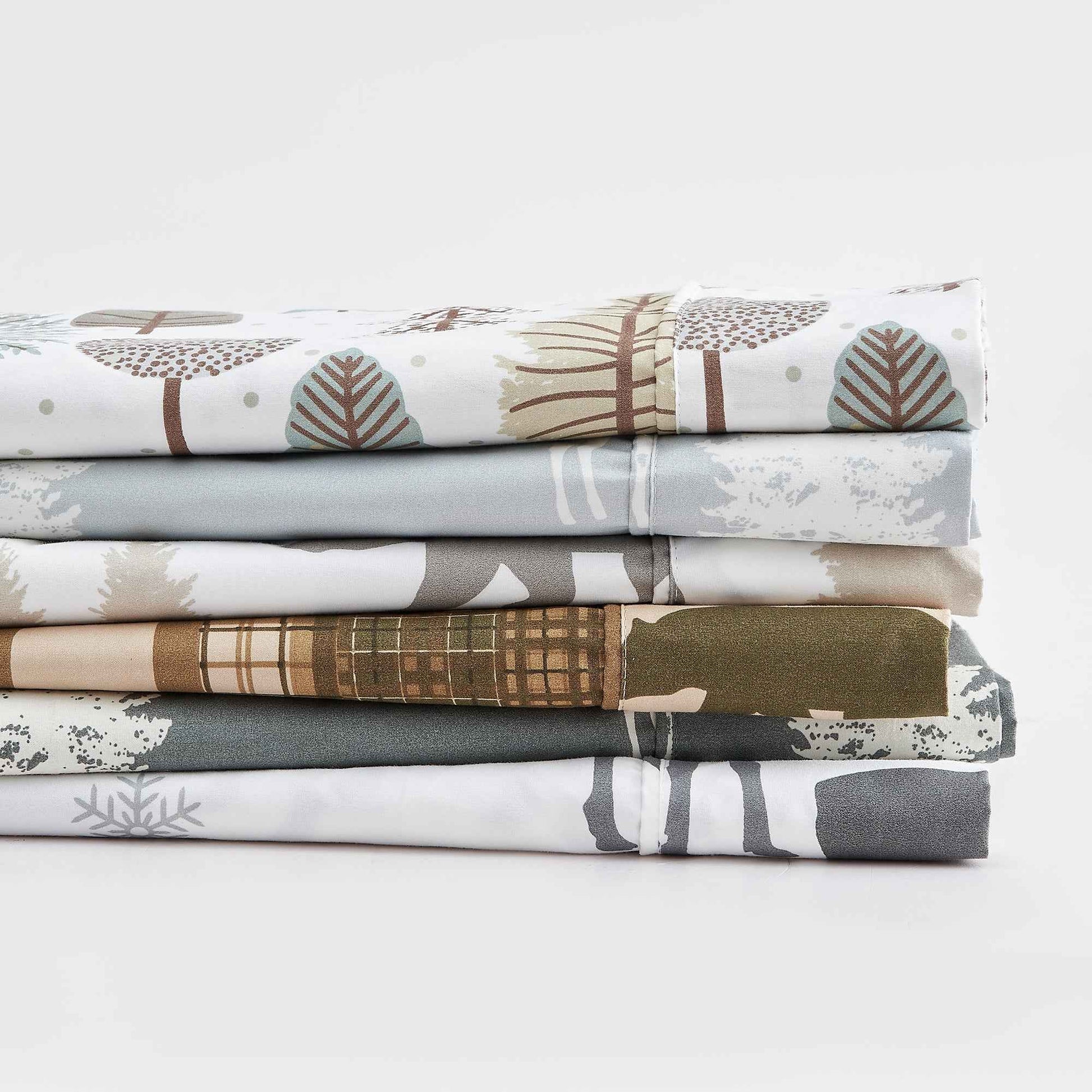 4-Piece Lodge Microfiber Sheet - Mountain Ridge Collection