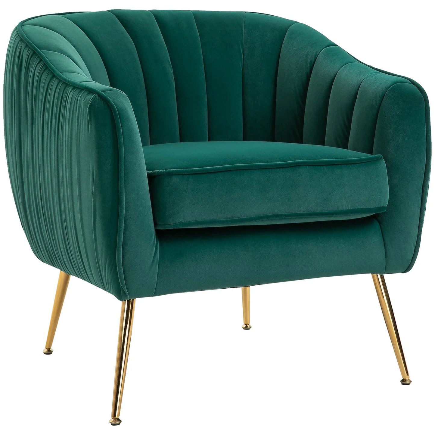 Accent Chair - Luxury Velvet Blue