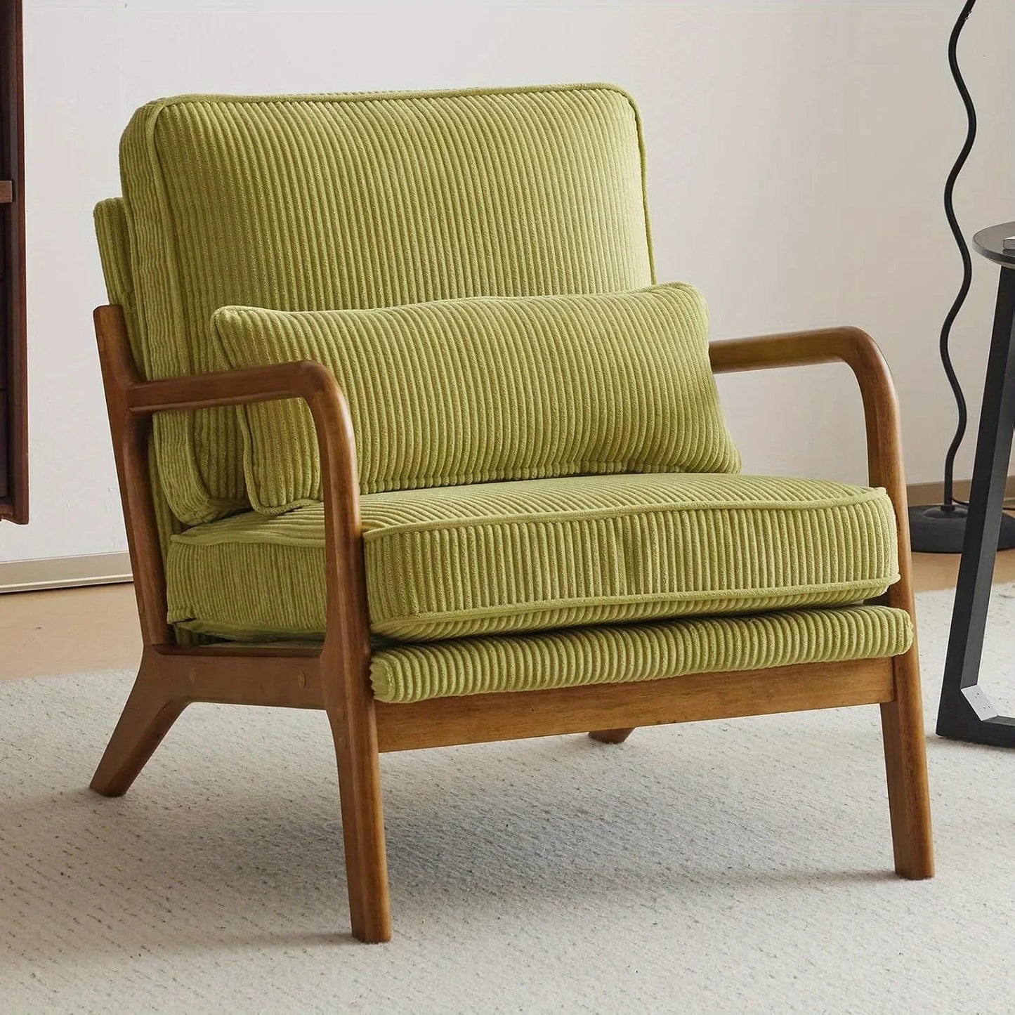 Accent Chair - Striped Blue White