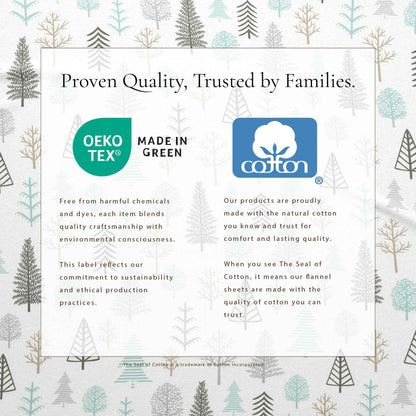 4-Piece Turkish Cotton Flannel Sheet - Lakeview Collection