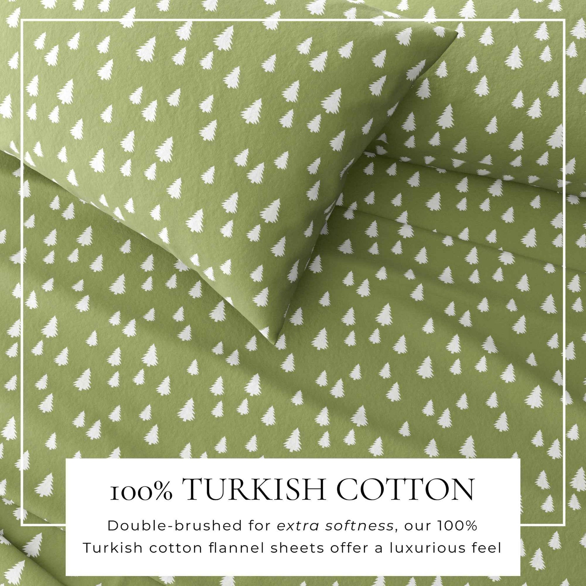 4-Piece Turkish Cotton Flannel Sheet - Lakeview Collection