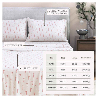 100% Turkish Cotton Flannel Sheet Sets - Boulder Collection