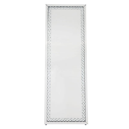 Nysa - Floor Mirror - Mirrored & Faux Crystals