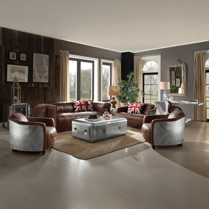 Brancaster - Sofa - Retro Brown Top Grain Leather