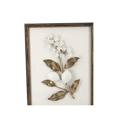 Set of 2 Distressed Brown Frame Decorative Accessories