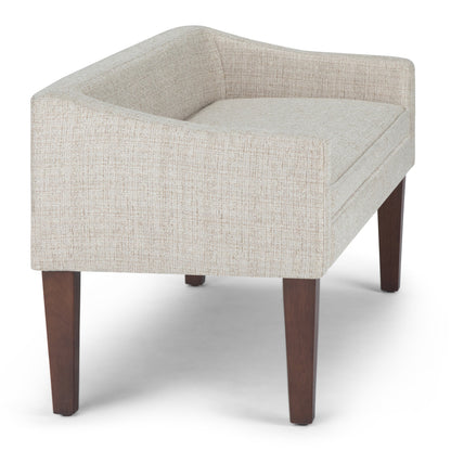Parris Upholstered Bench - Platinum