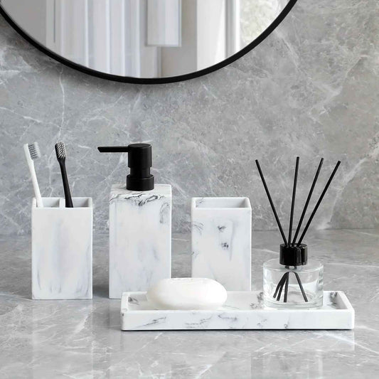 Bathroom Countertop - Marble Storage Set