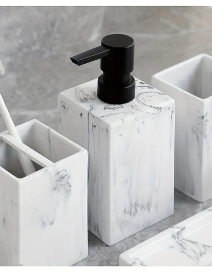 Bathroom Countertop - Marble Storage Set
