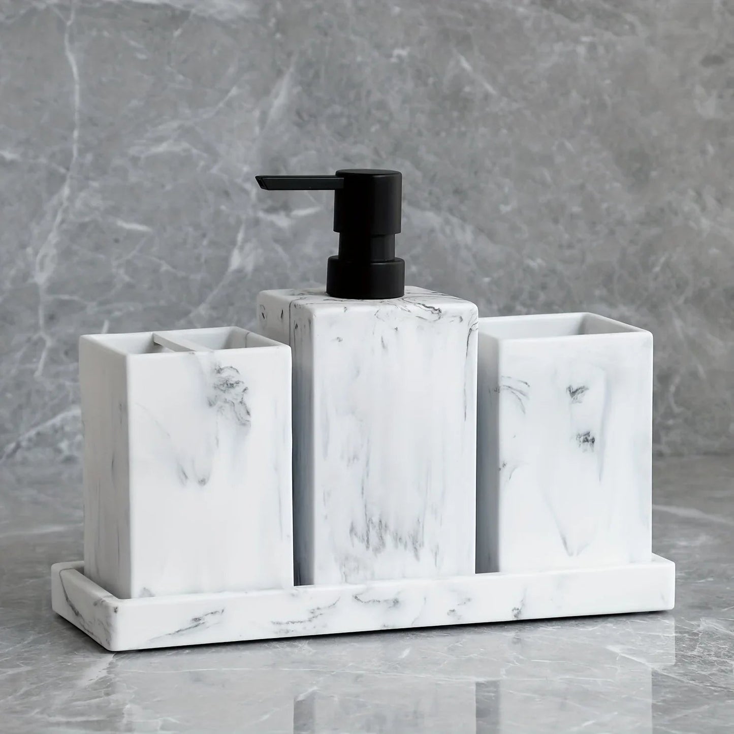Bathroom Countertop - Marble Storage Set