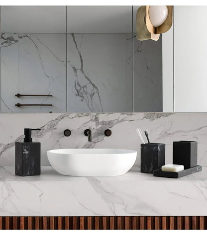Bathroom Countertop - Marble Storage Set