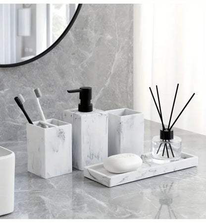 Bathroom Countertop - Marble Storage Set
