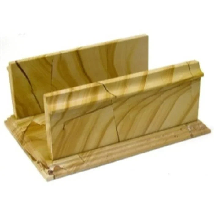 Bathroom Hand Towel Holder of Teakwood Marble - PoshaBella