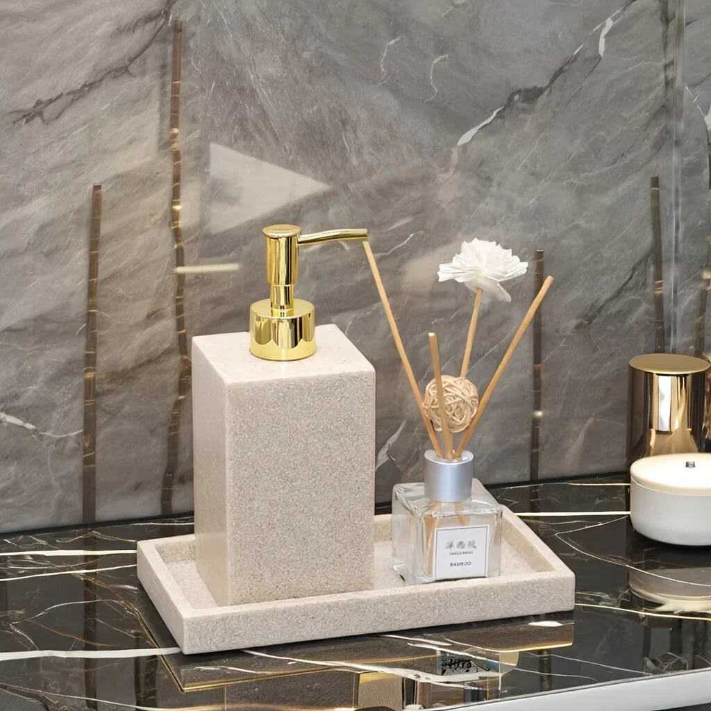Bathroom Set - Elegant Sandstone