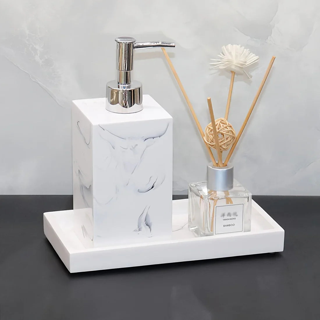 Bathroom Set - Elegant Sandstone