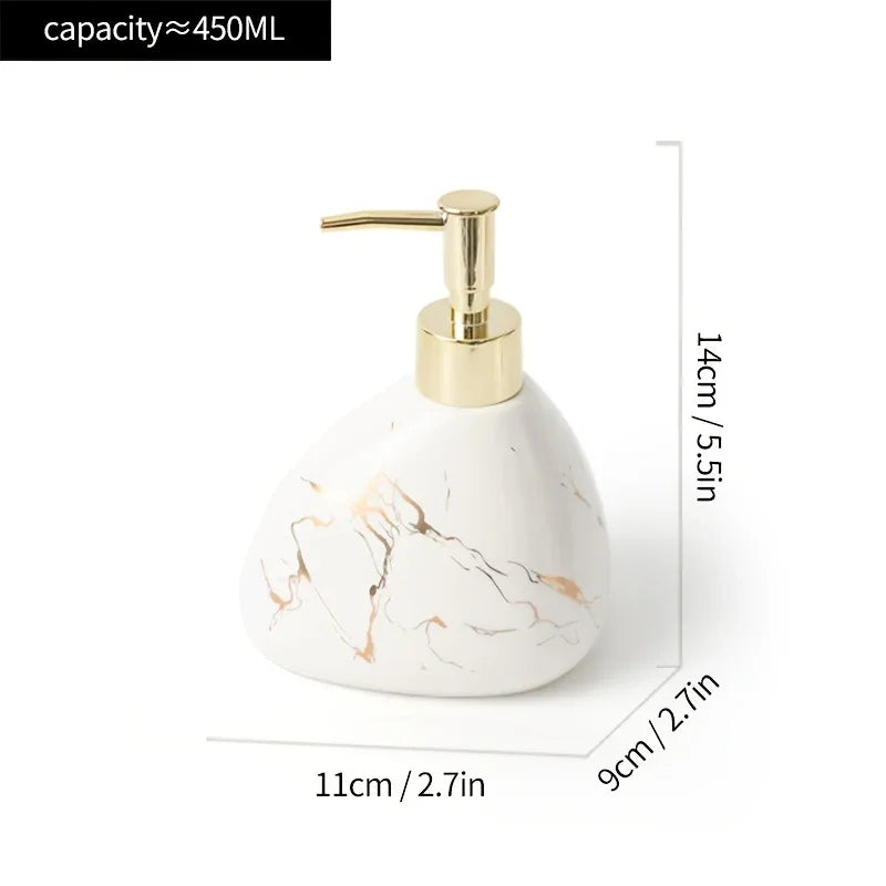 Bathroom Set - Luxury Ceramic 4-Piece