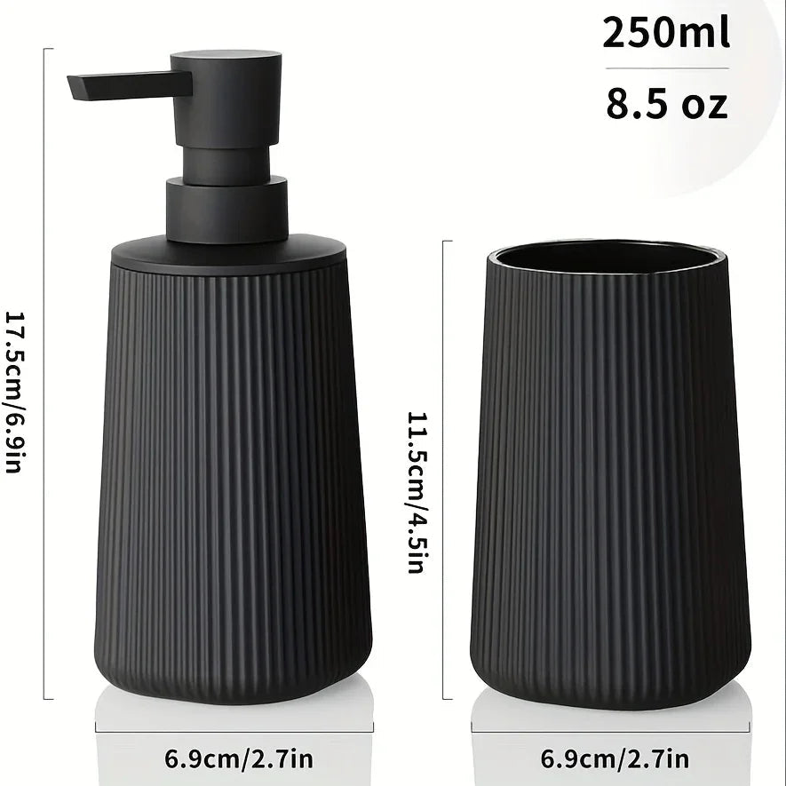 Bathroom Set - Modern Plastic 2pcs
