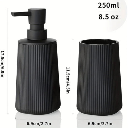 Bathroom Set - Modern Plastic 2pcs