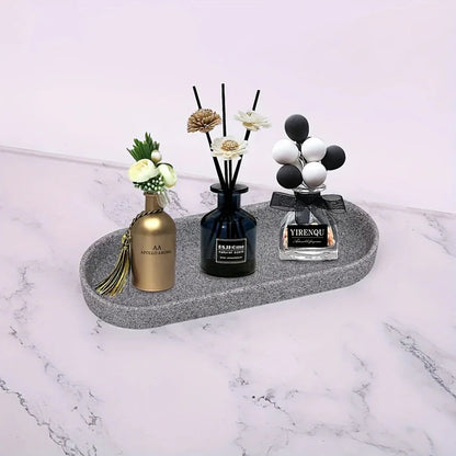 Bathroom Set - Natural Gray Stone 5pcs