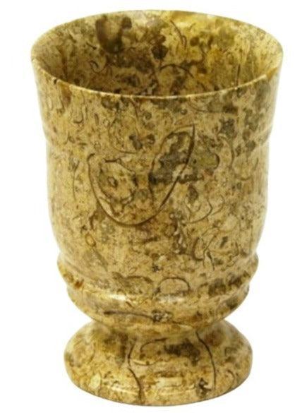 Bathroom Tumbler - Bathroom Accessories of Fossil Stone - PoshaBella