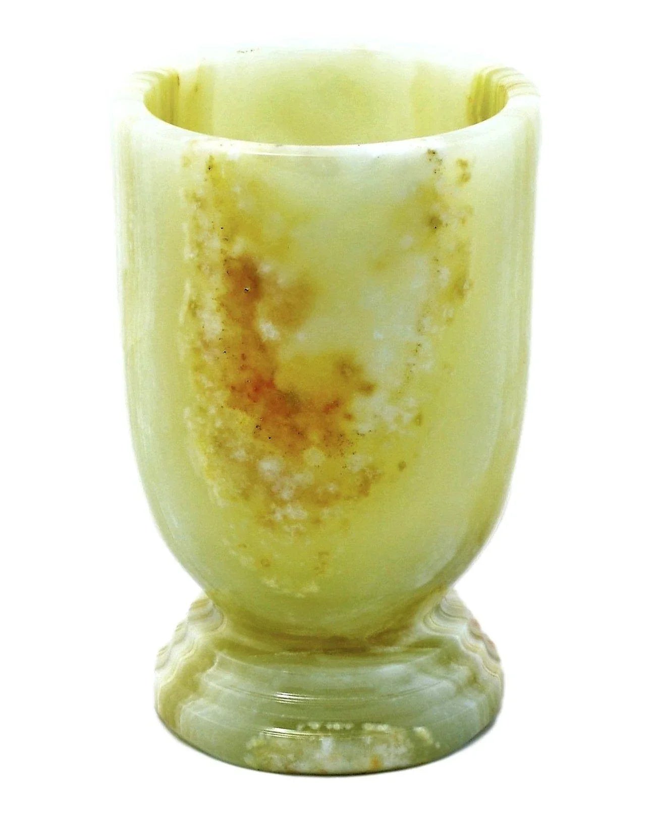 Bathroom Tumbler of Pistachio Onyx - PoshaBella