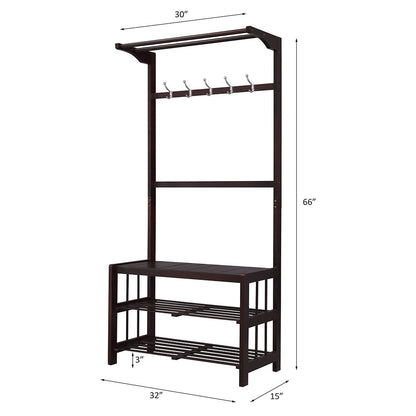 Pieria - Hall Tree - Espresso