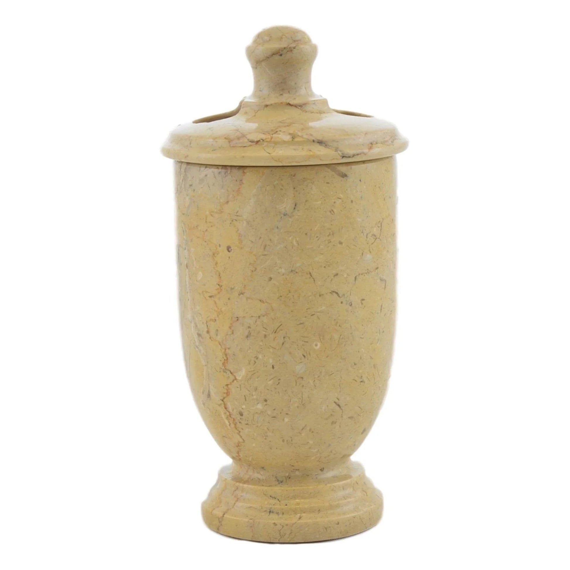 Best Toothbrush Holder of Sahara Beige Marble - PoshaBella